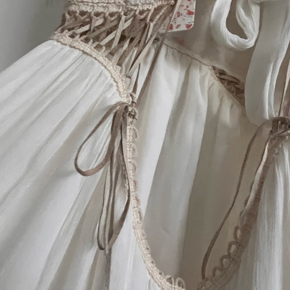 Free People Lace Up Bridal Dress - Picture 11 of 14